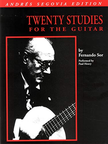 Sor Edited Segovia 20 Studies For Guitar Book -Album-: Noten für Gitarre: Book Only